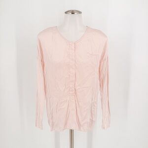GO BY GO SILK Blush Long Sleeve Tee